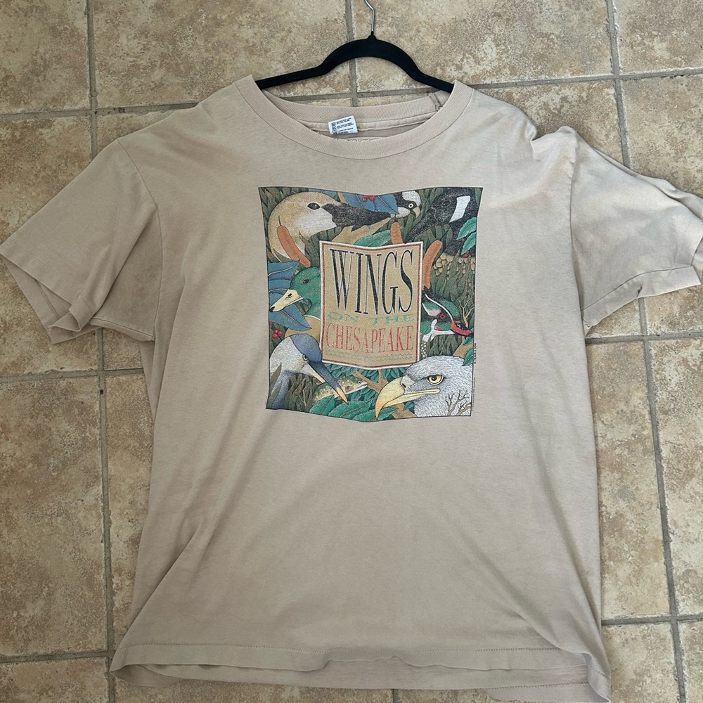 Beige Graphic T-Shirt